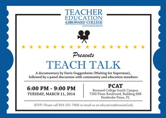 teach talk invite