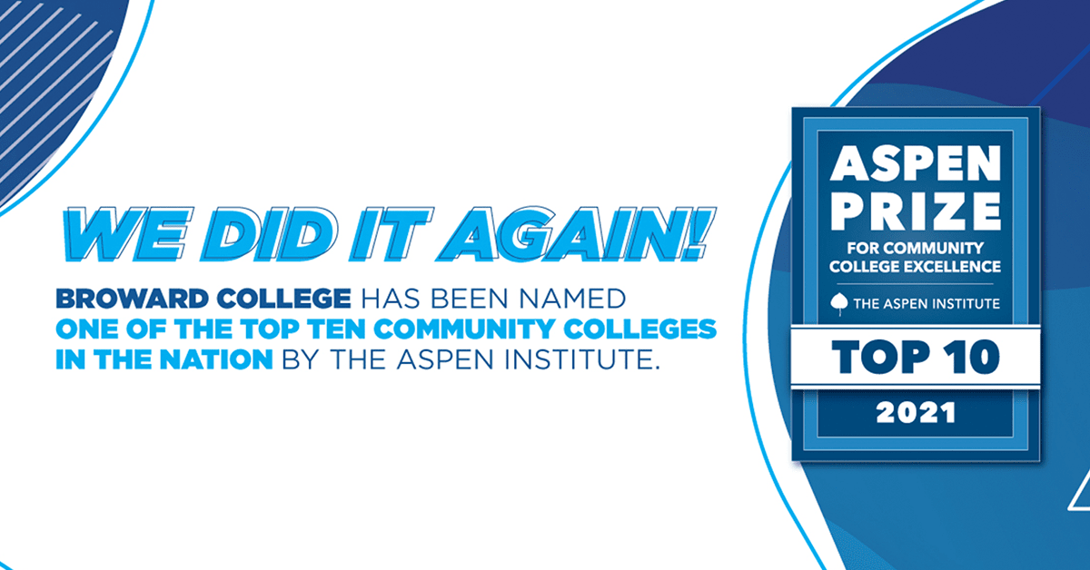 Broward College Top 10 Aspen Finalist 2020