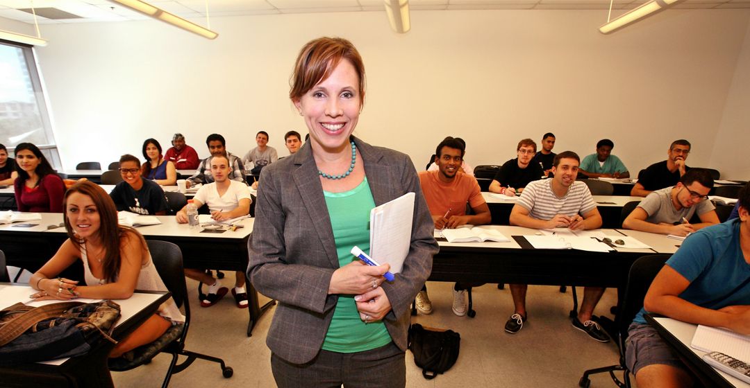 Faculty in the classroom