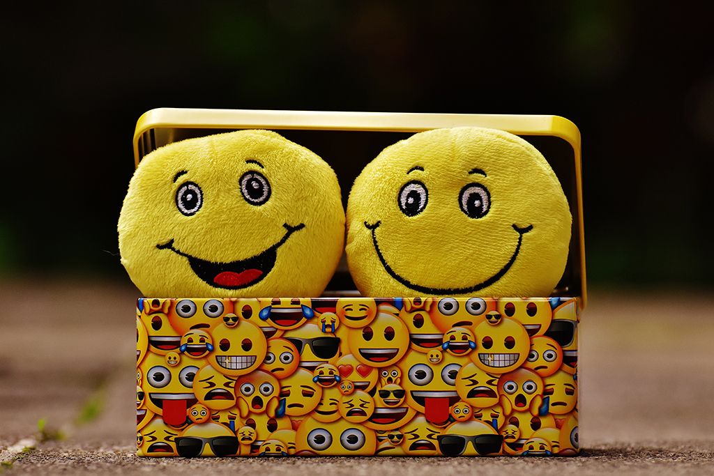 kind emoji's in a lunchbox
