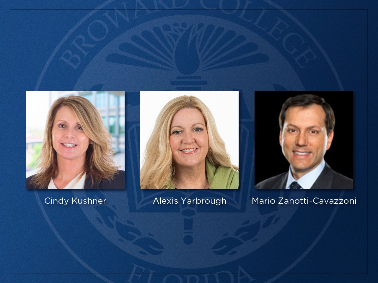 Broward College District Board of Trustees Welcomes Three New Members and  the Reappointment of the Board Chair