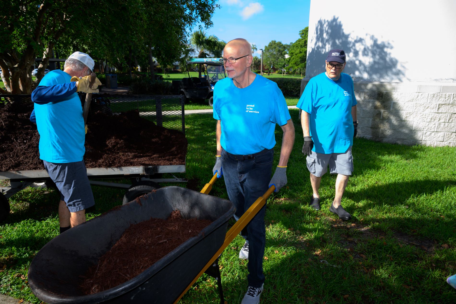 Nearly 100 Volunteers Help Make Campus Beautification Day a Great Success image