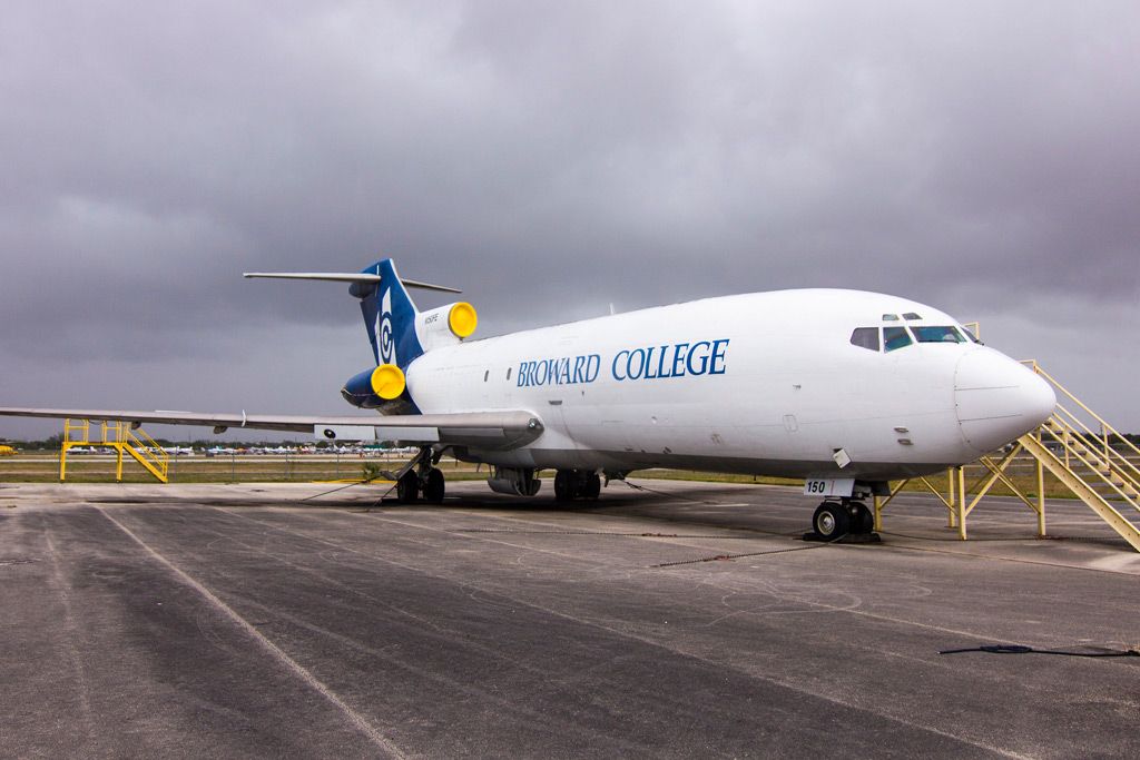 Broward college airplane