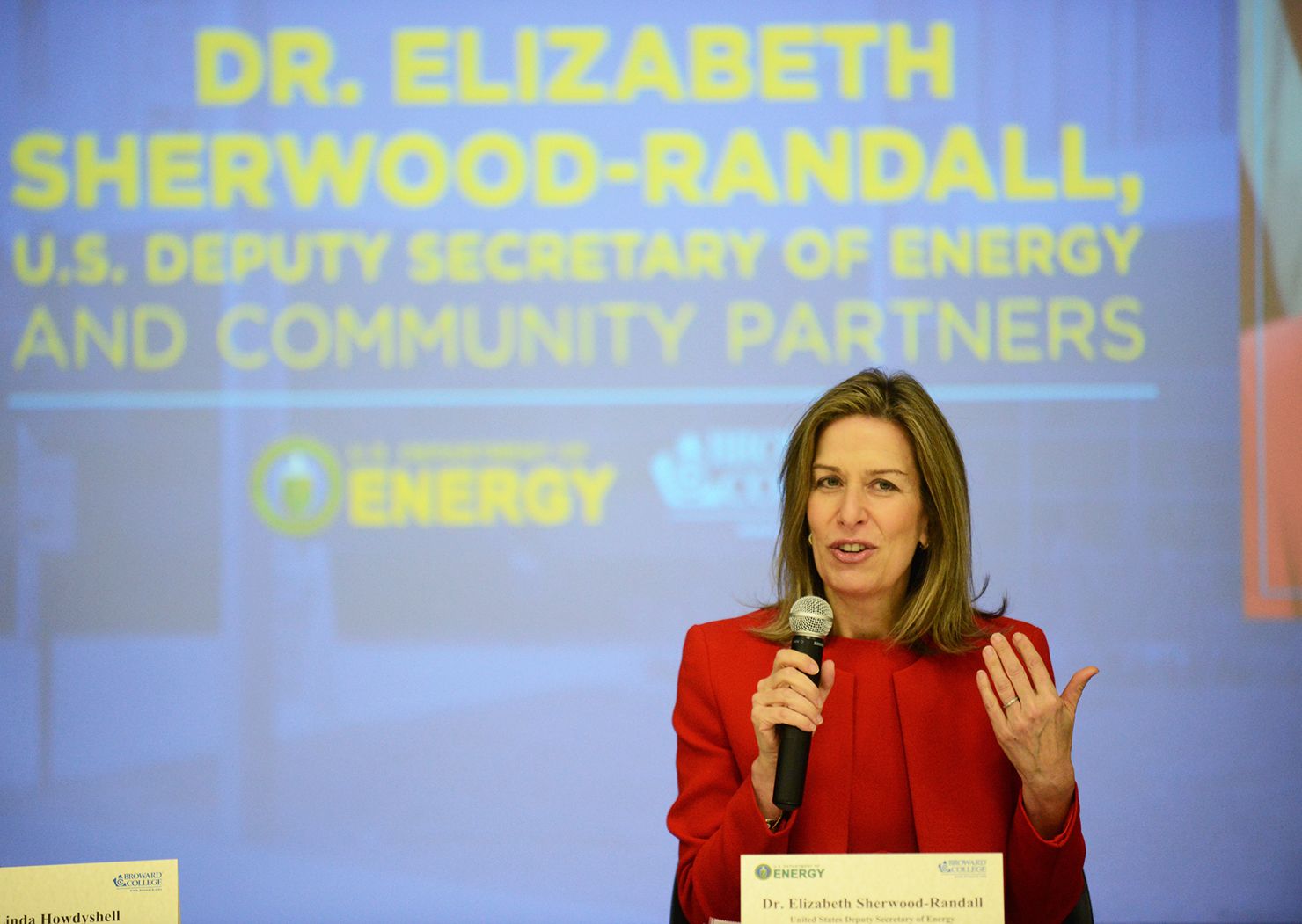  Secretary of Energy Elizabeth Sherwood-Randall Discusses Energy Workforce at Broward College