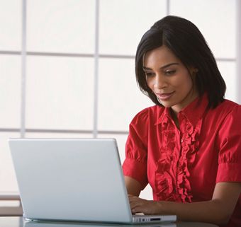 women on laptop computer